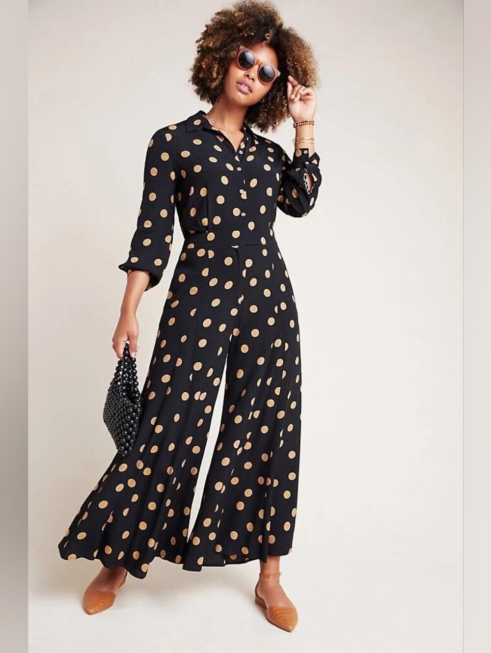 Anthropologie Loveland Polka Dot Jumpsuit 8